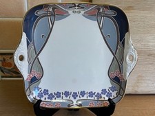 Mason's Ironstone Handled Cake/Sandwich Plate -Ianthe Pattern -Liberty Of London