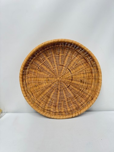 Large round wicker - large, serving