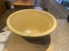 Vintage pancheon bowl dairy - vintage,