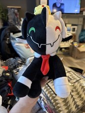 YouTooz Ranboo Sit Plushie Stuffed 12” Limited Edition Black And White Sheep Cat