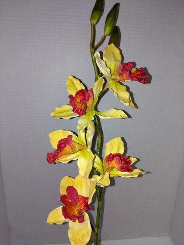 Artificial cymbidium orchid - artificial,