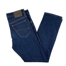 Vintage Lee Rider Jeans Slim Straight Navy Blue W30L30
