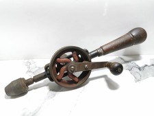 ANTIQUE VINTAGE HAND DRILL 12" LONG 3/8" CHUCK REF5171