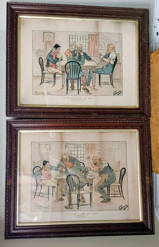 Antique pair baxter - antique,