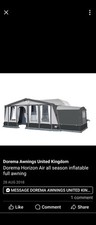 Dorema Horizon Air All-Season Awning (size 13 950-975cm) & Tall Annex plus more