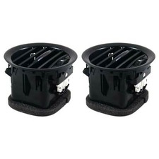 2× Black Dash Heater Air Vent