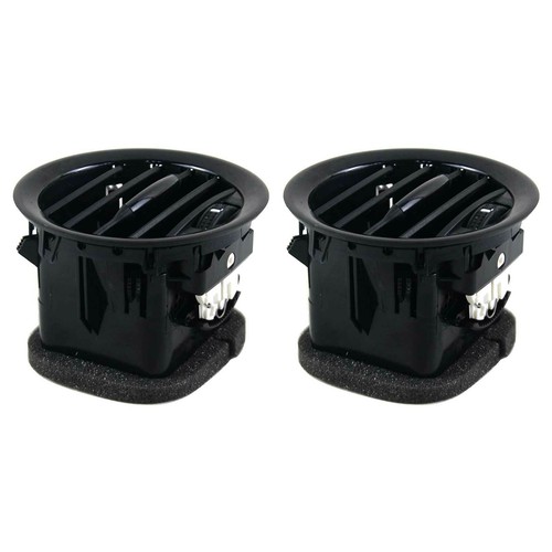 Black dash heater air - black, vent