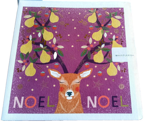 Whistlefish noel reindeer pear - noel,