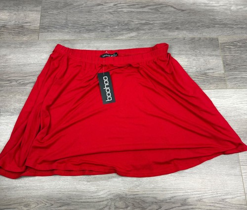 Boohoo red skater mini - boohoo,