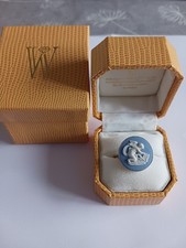 Wedgewood Ring On Silver Ring