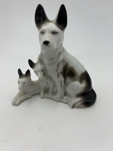 German shepherd porcelain - german, dog