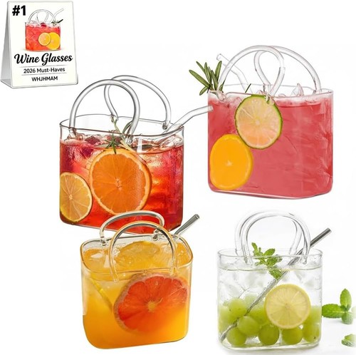 Glass purse for drinks - glass,
