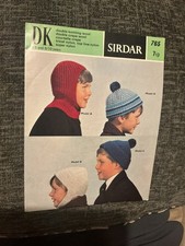 SIRDAR HELMETS AND CAPS DK KNITTING PATTERN