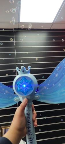 Princess wand bubble machine - wand,