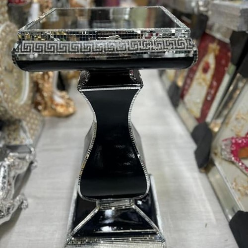 Venetian mirrored table stand - mirrored,