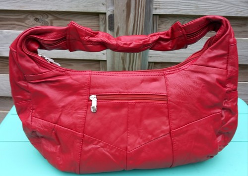Vintage 1990s red leather - 1990s,