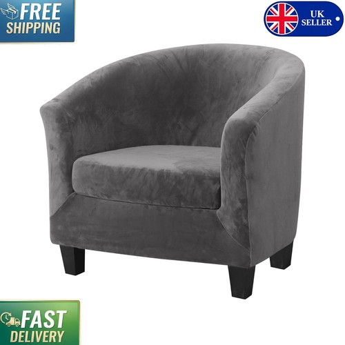 Luxurious velvet tub chair - luxurious,