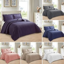 3 Piece Embossed Bedspread