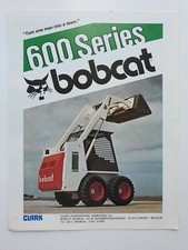 BOBCAT 600 SERIES SKID STEER LOADER SALES BROCHURE B-1337