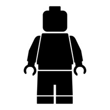 Lego Block Man Vinyl Decal Sticker Art Wall Home Various Colours