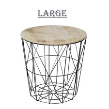COFFEE SIDE TABLE METAL WIRE