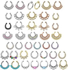 Fake Gem Septum Ring