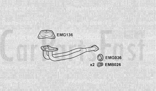 Exhaust front pipe - exhaust,