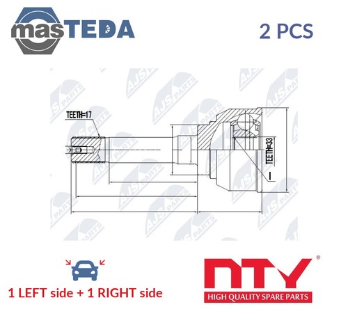Npz 007 driveshaft joint - driveshaft, cv