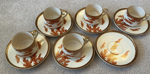 Antique japanese nikko tea - antique,