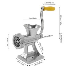 Manual Meat Grinder Aluminum