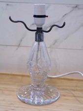 Vintage Cut Glass Table Lamp