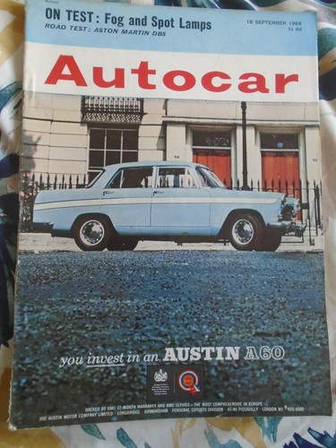 Autocar sep 1964 aston - 18,
