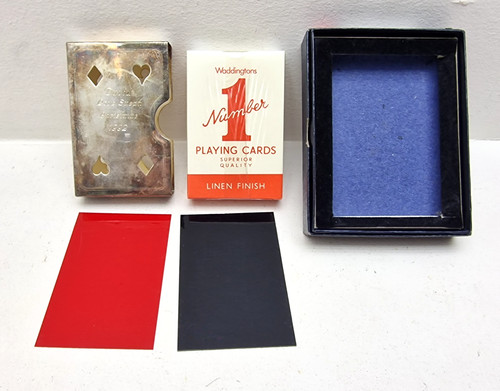 Silver plated playing - silver,