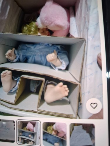 Porcelain doll - porcelain,