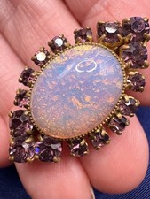 Vintage Art Deco Faux Opal