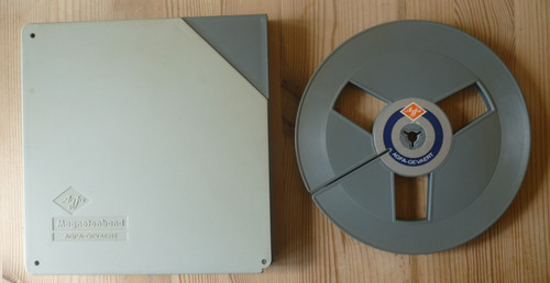 Agfa grey empty spool - agfa,