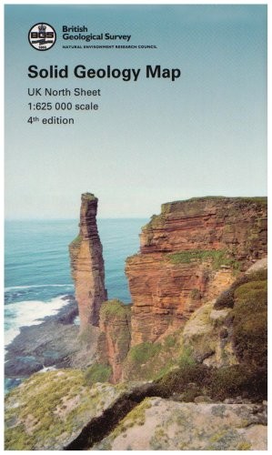 Solid geology map - map, north