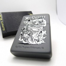 Ed Roth Rat Fink Flame Rite Mooneyes Mr Gasser Flamerite ZIPPO 1997 Mint Rare