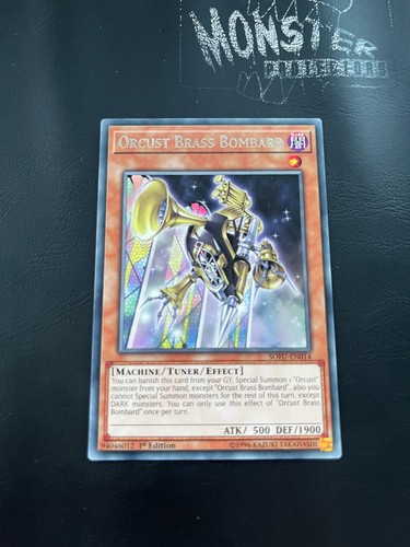 Yugioh orcust brass bombard - brass,