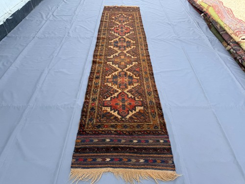 Antique afghan baluchi runner - antique,