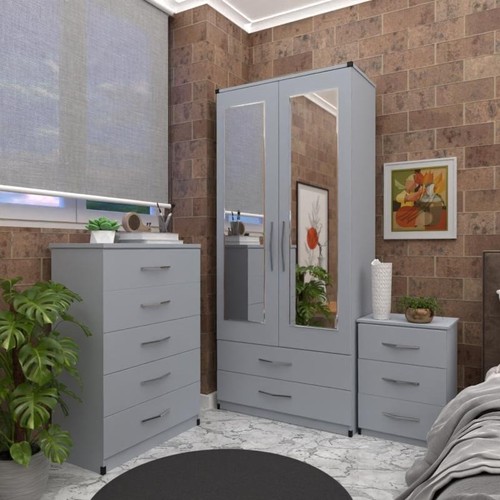 Fully assembled wardrobe set - fully,