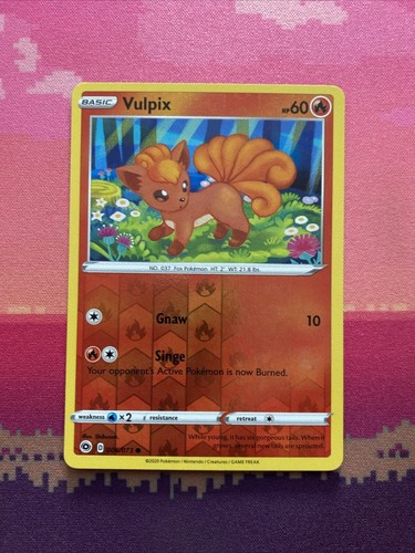 Pokemon card vulpix - pokemon, champions