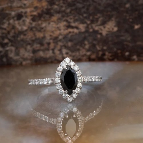 Marquise black diamond - 2.00,