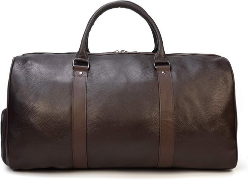 Genuine leather duffel - leather,