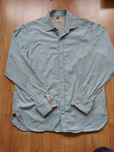 Clerk teller vintage blue - clerk, &