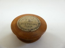 (ref288AJ) Antique powder tub compact Houbigant Paris