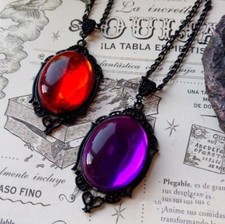 Goth Victorian Cameo Necklace