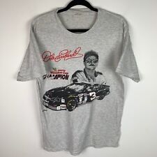 Nascar Dale Earnhardt 7 Time Champion Grey T Shirt Size Men's Approx M/L