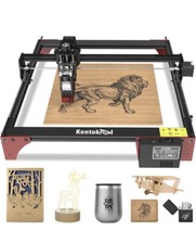 Laser Engraving Machine, 50 W CNC Laser Engraver, 400 x 400 mm High Power Laser 