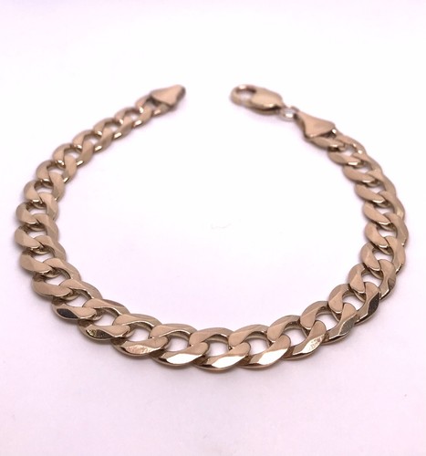 9ct gold curb bracelet 375 - 9ct,